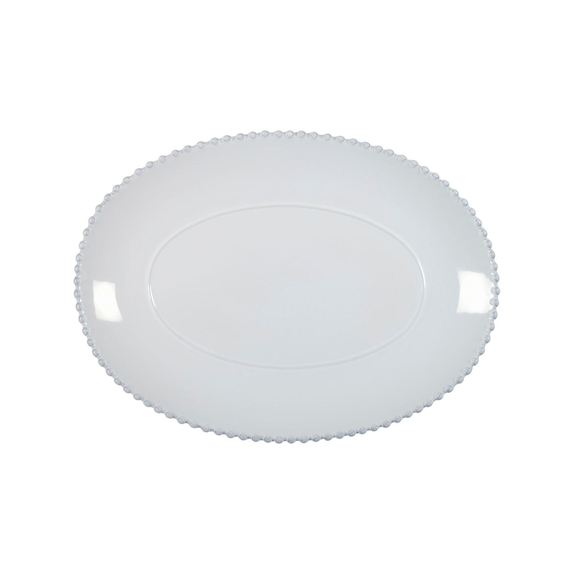 Pearl Oval Platter 16" White
