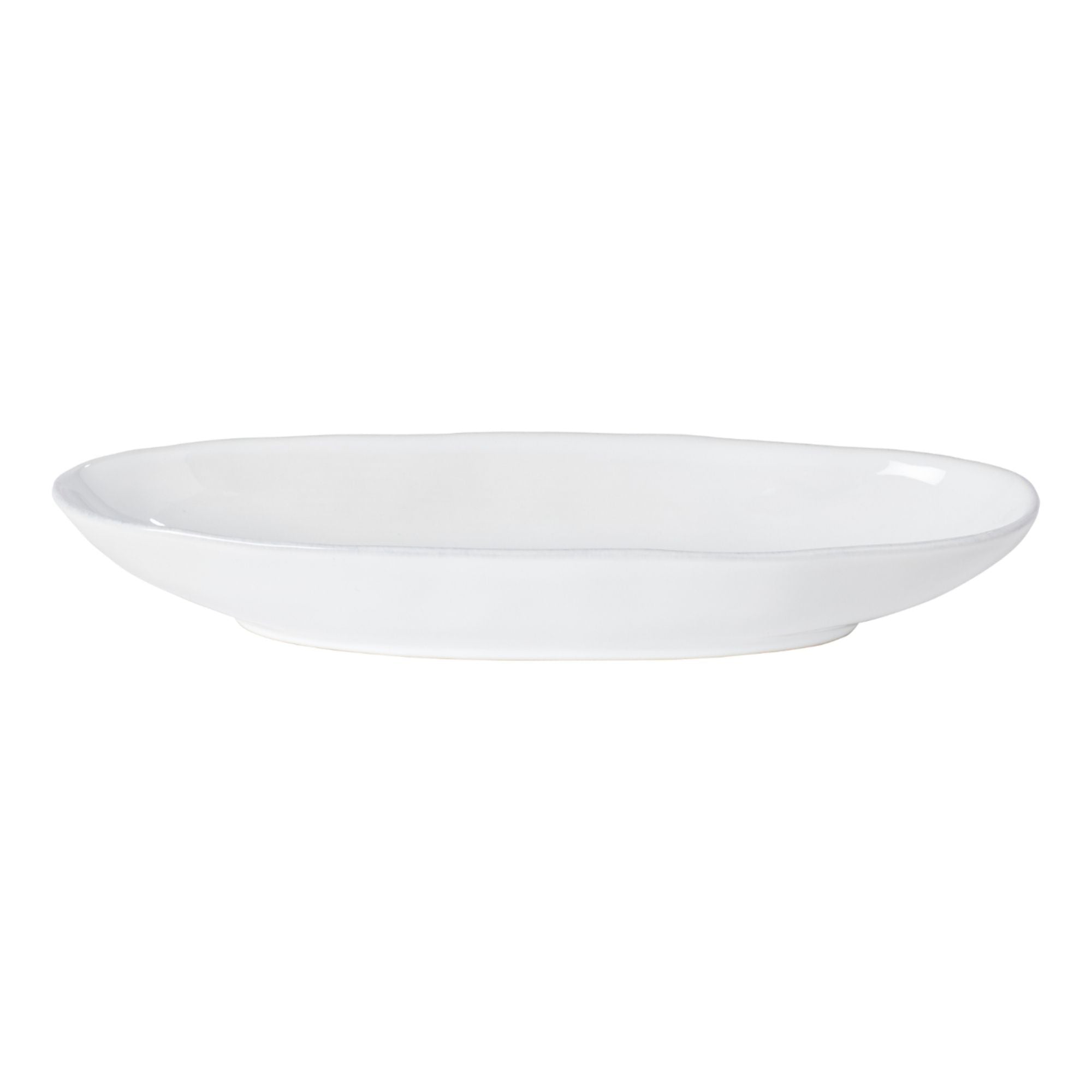 Livia Oval Platter 13" White