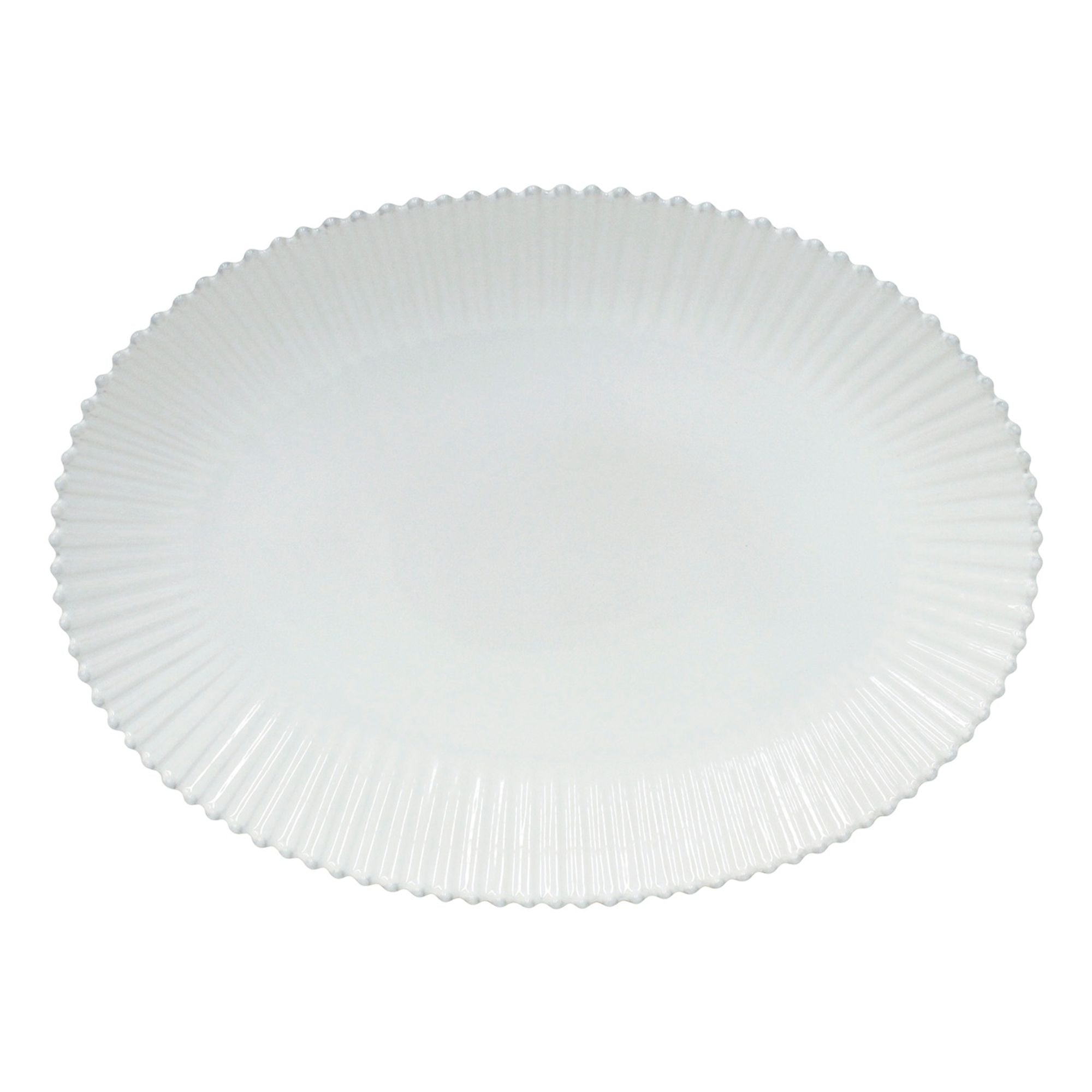 Pearl Oval Platter 20" White