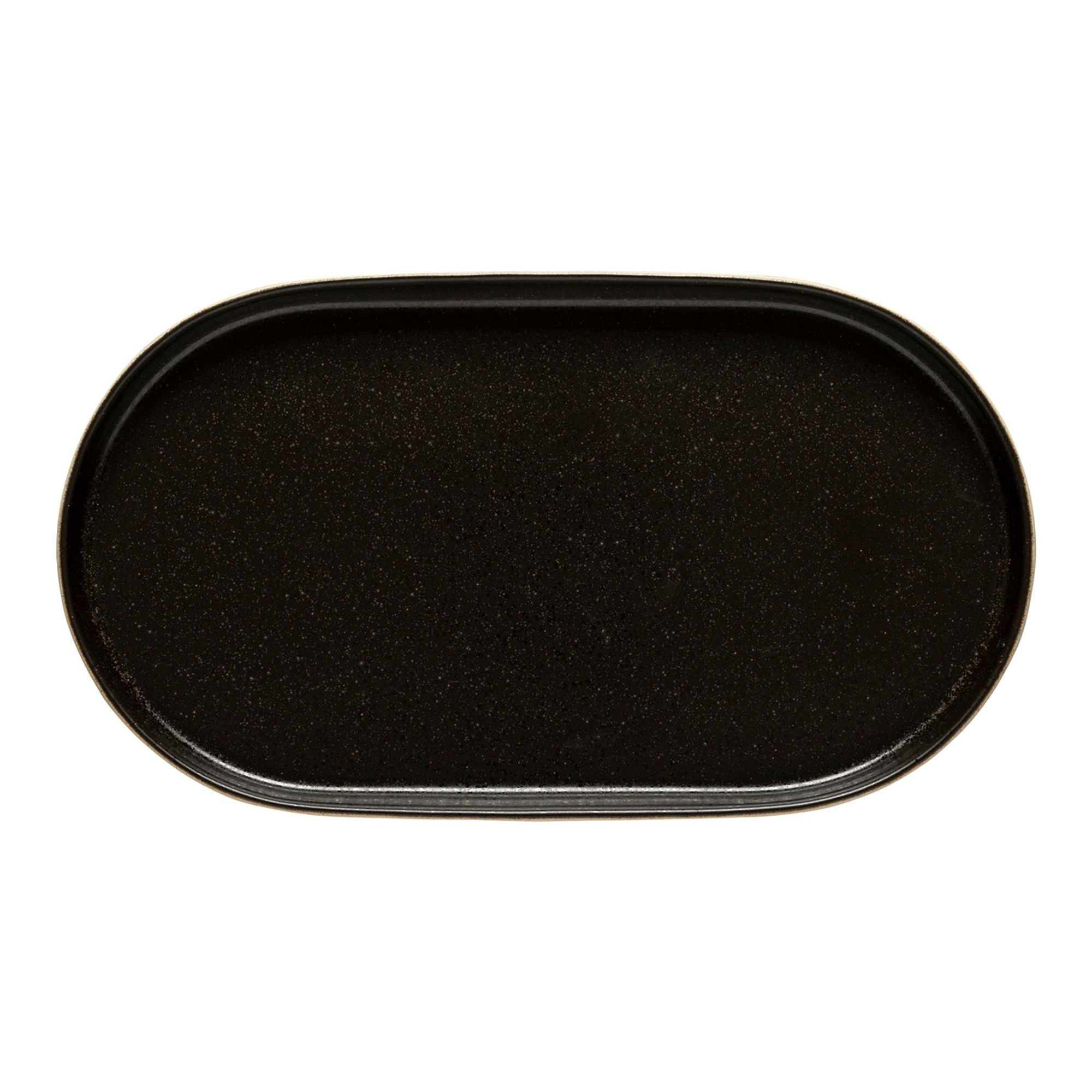 Nótos Oval Platter 15" Latitude Black