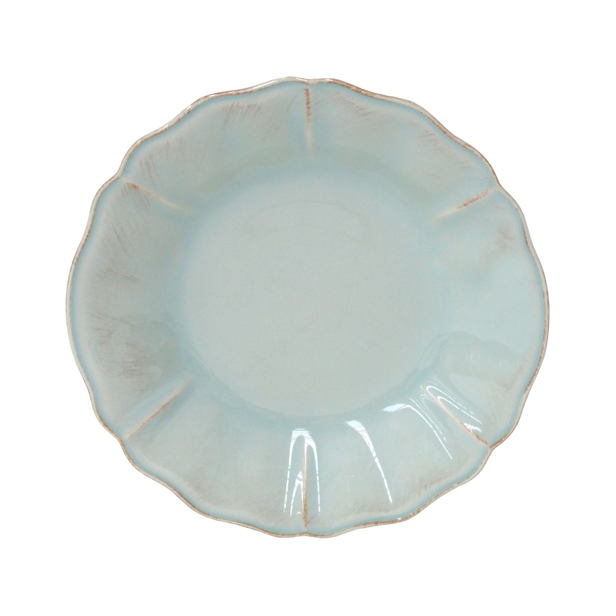 Alentejo Soup/Pasta Plate 9" Turquoise