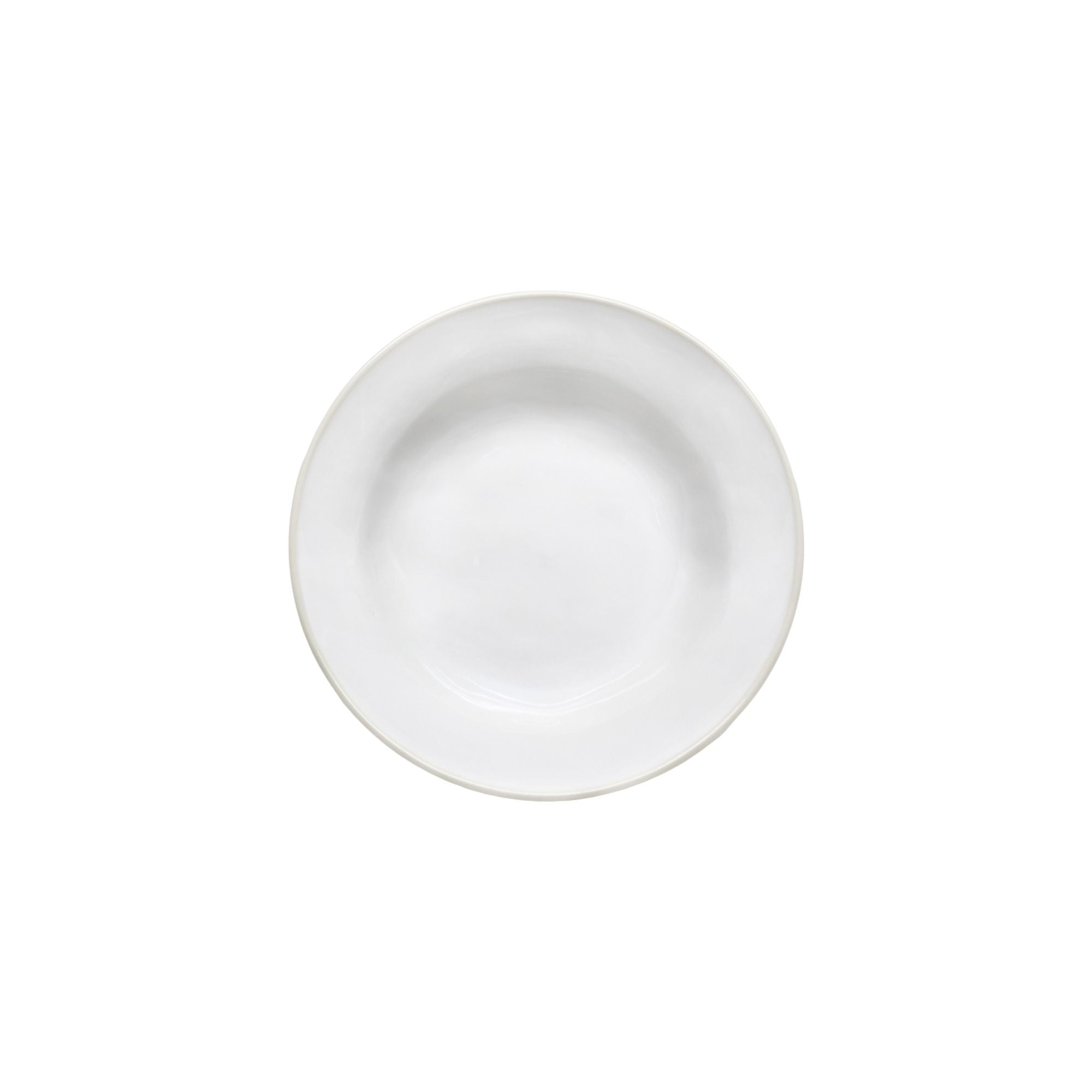 Beja Soup/Pasta Plate 8" White-Cream