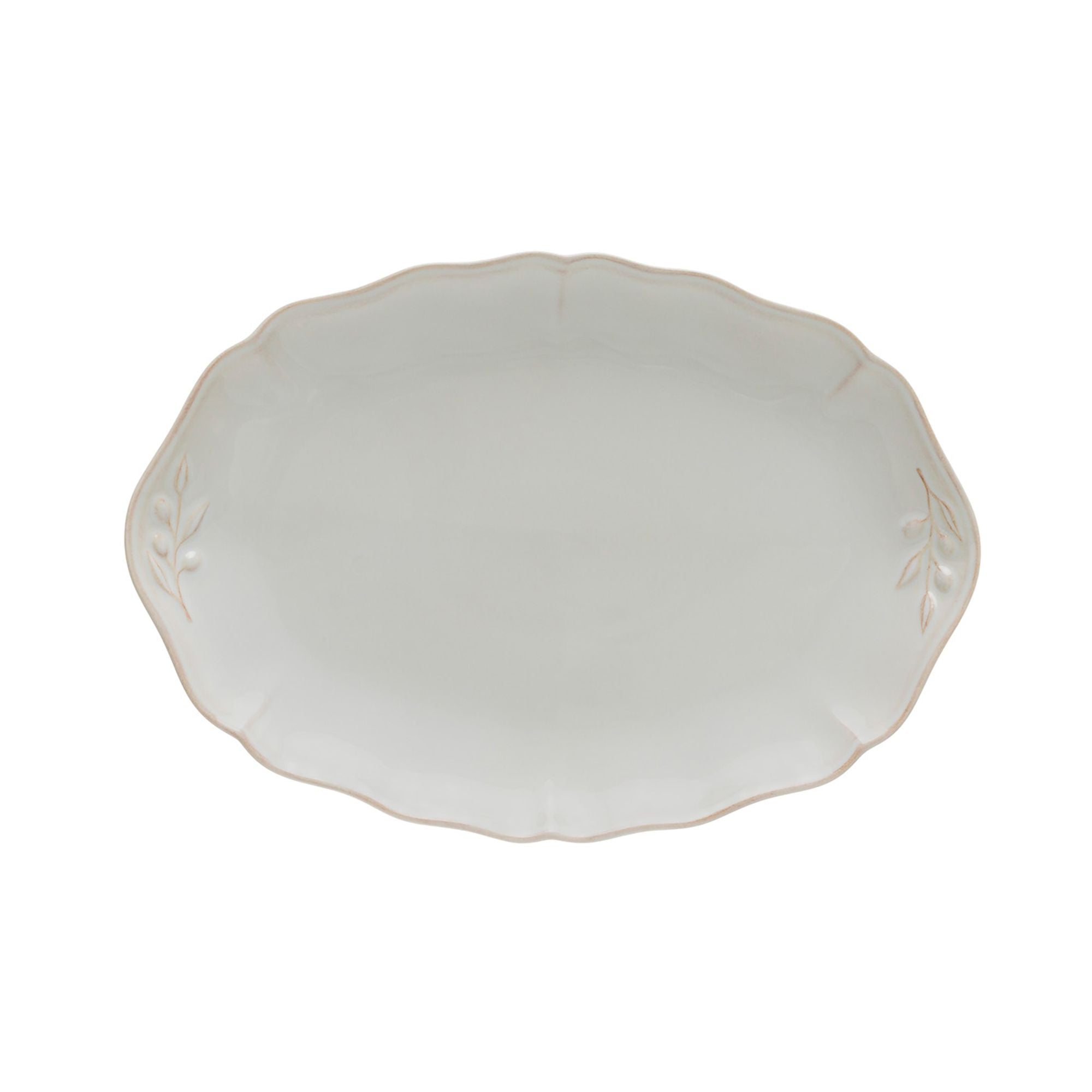 Alentejo Oval Platter 13" White