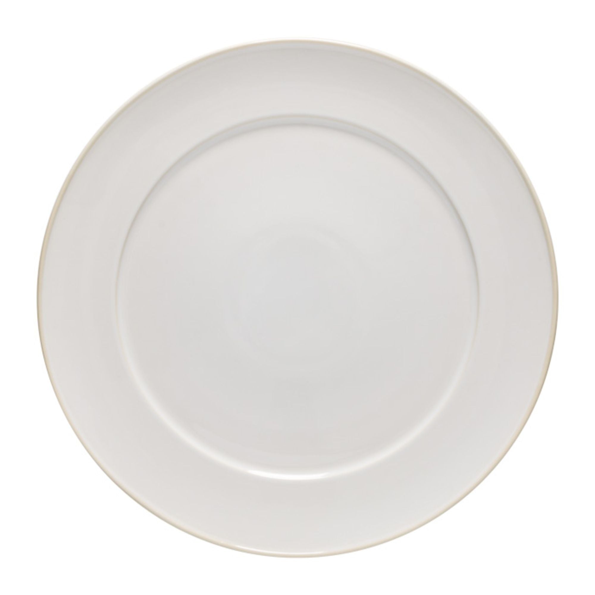 Beja Round Platter 15" White-Cream