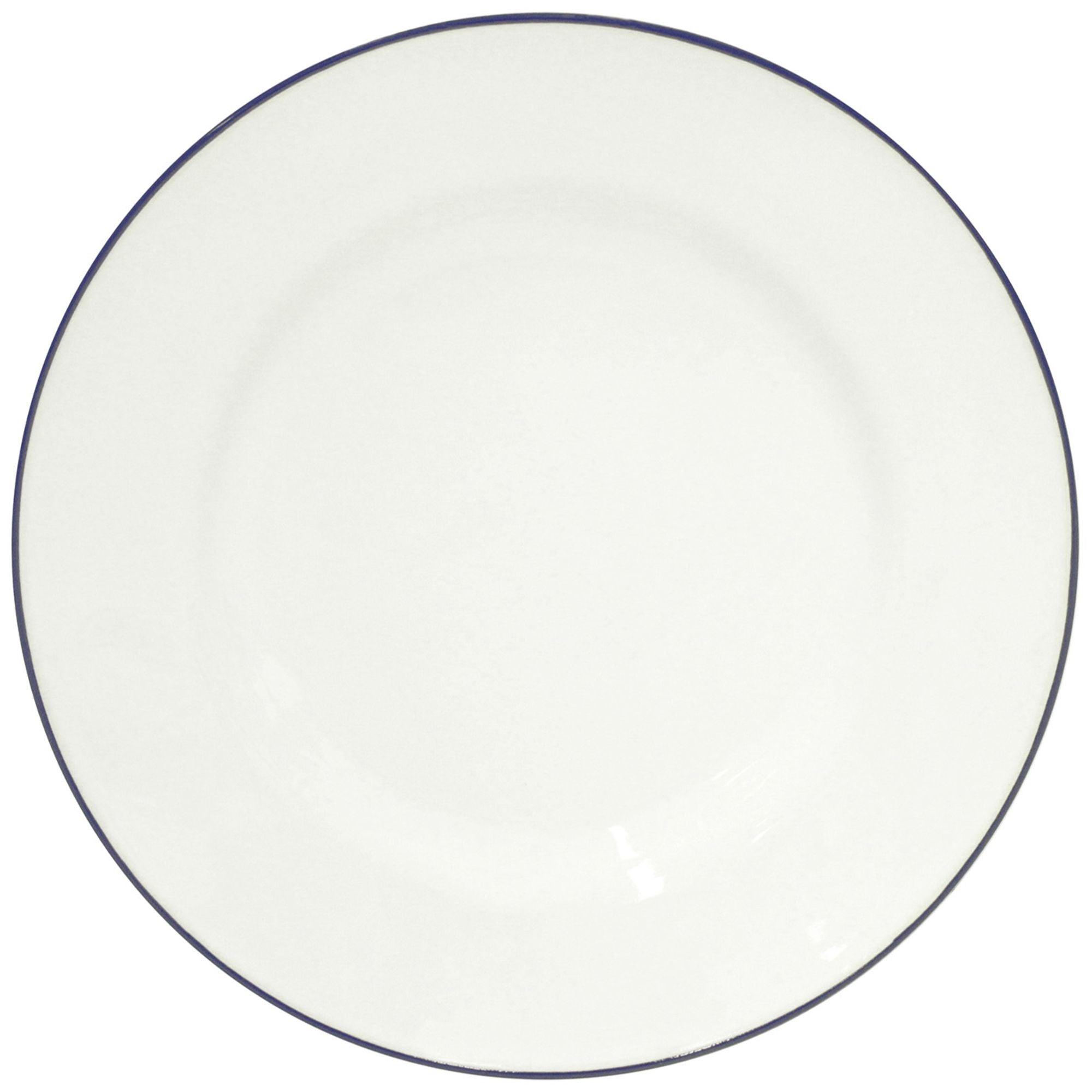 Beja Salad/Dessert Plate 9" White-Blue