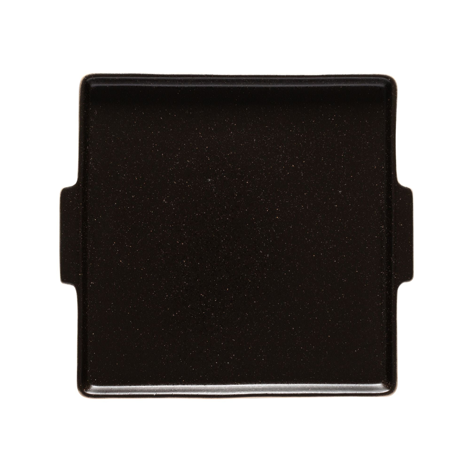 Nótos Square Plate/Tray 9" Latitude Black