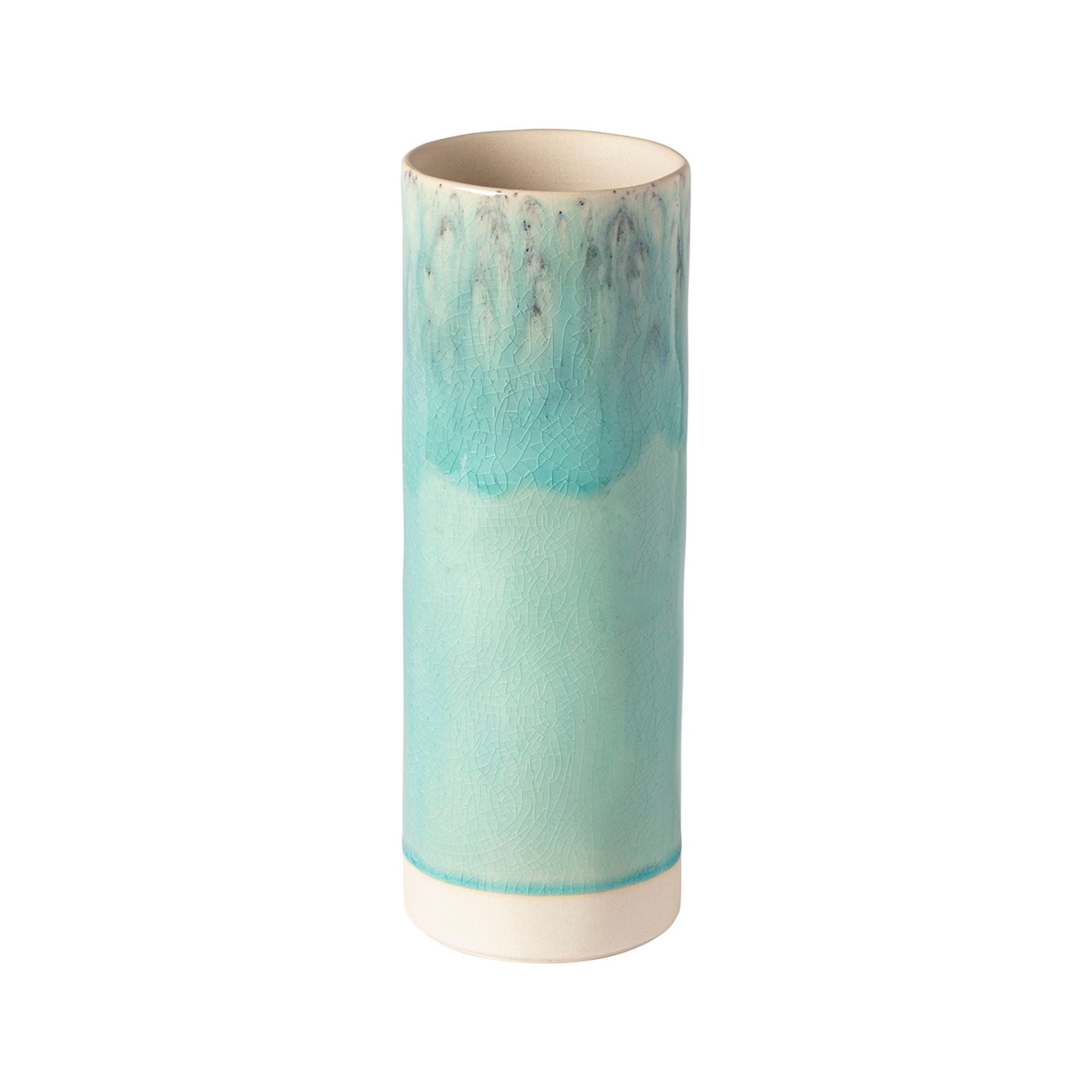 Madeira Cylinder Vase 10" Blue