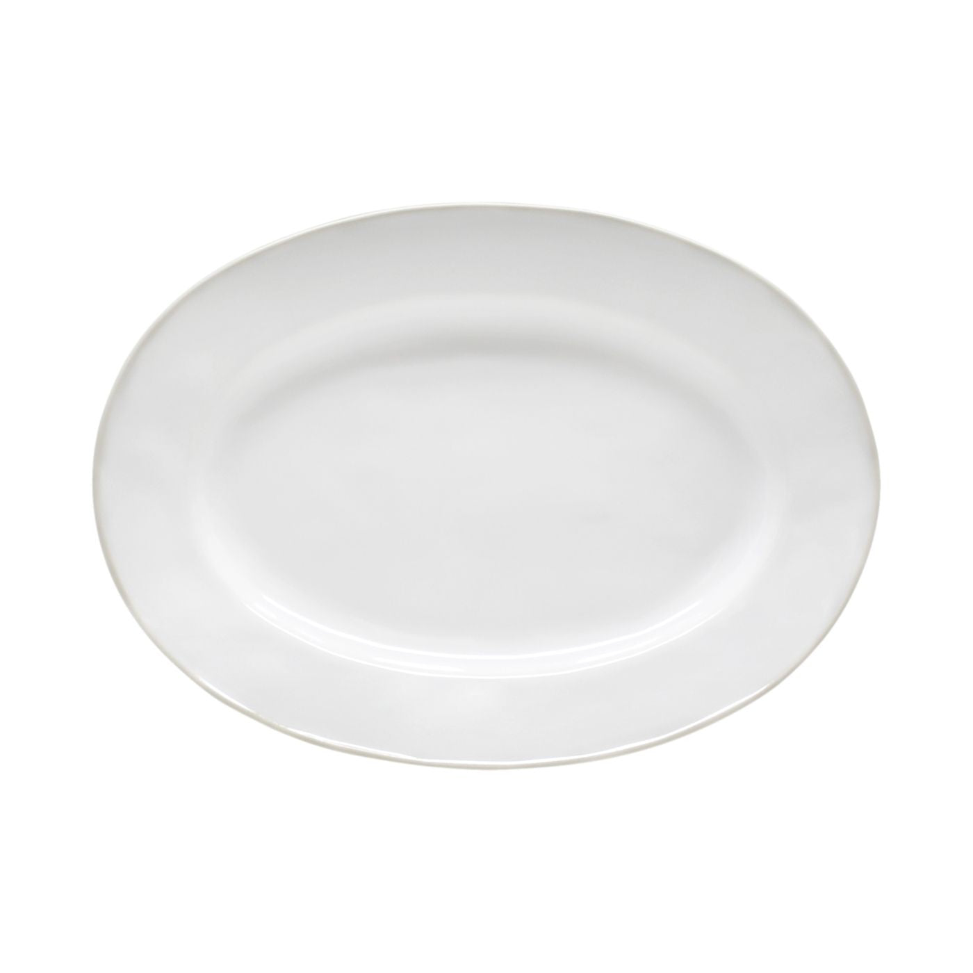 Beja Oval Platter 12" White-Cream