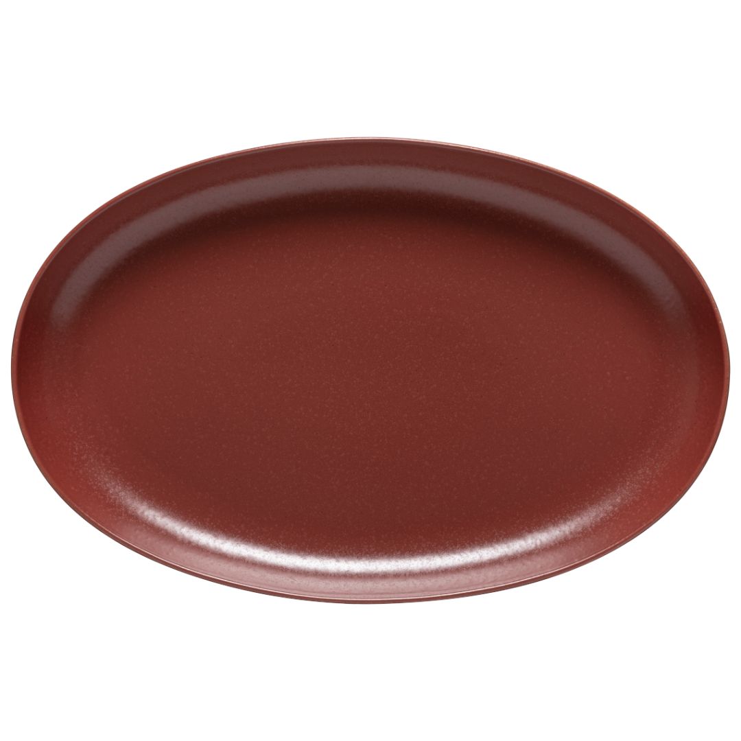 Pacifica Oval Platter 16" Cayenne