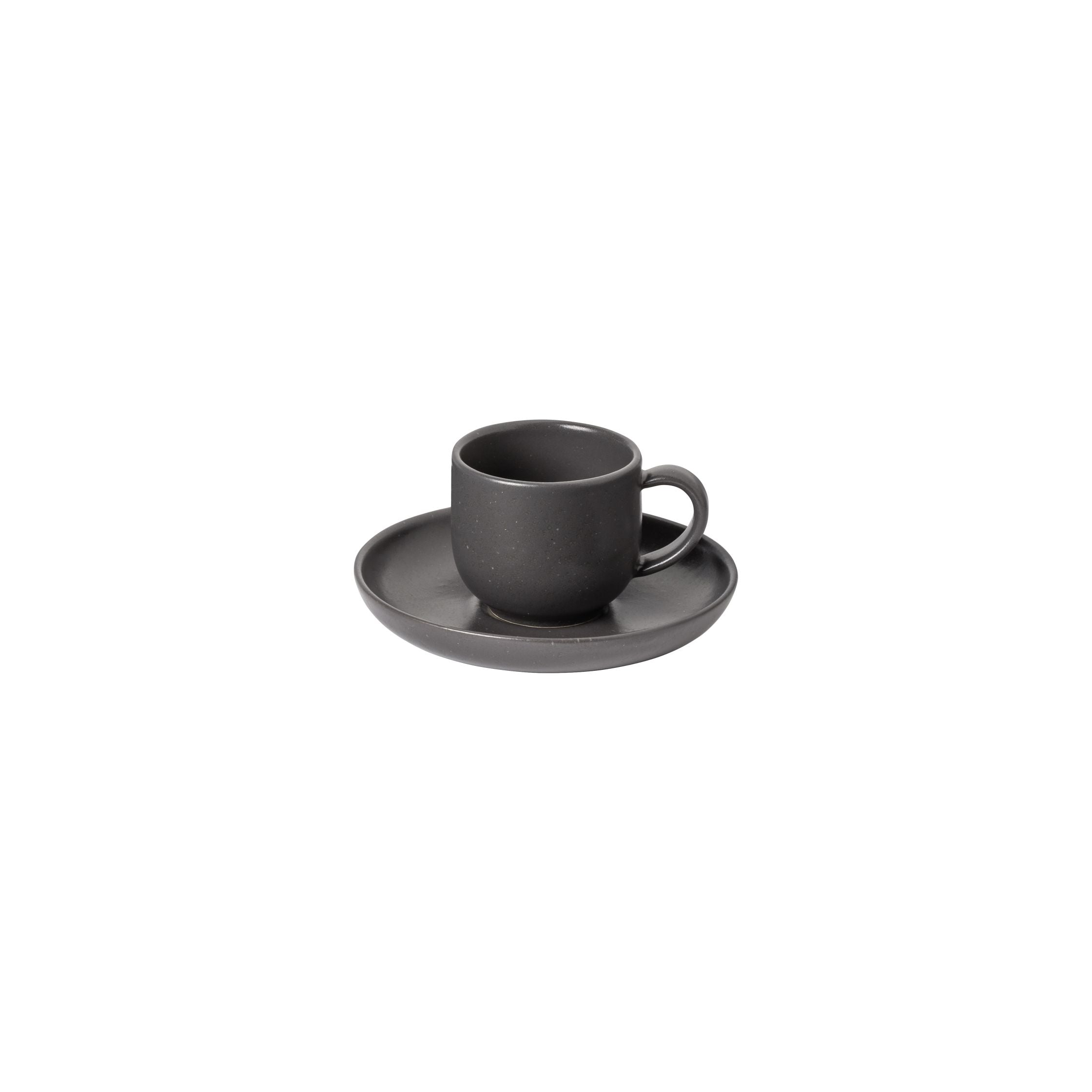 Pacifica Coffee Cup and Saucer Seed Grey