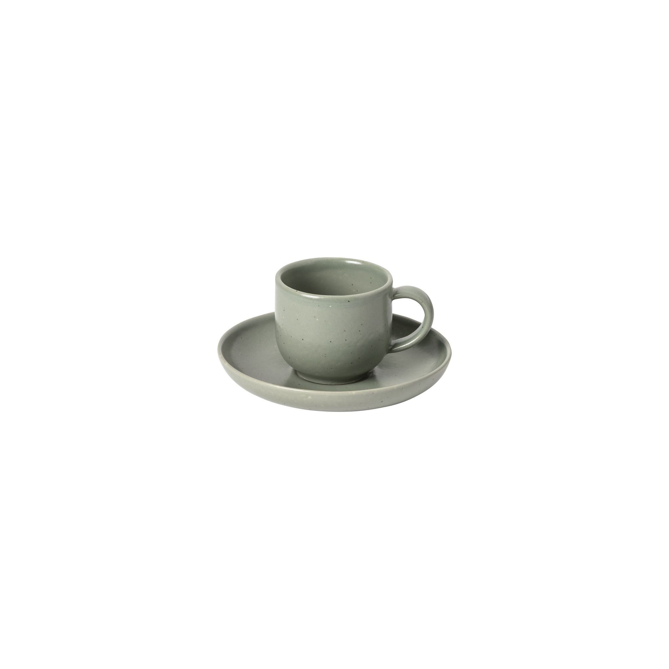 Pacifica Coffee Cup and Saucer Artichoke